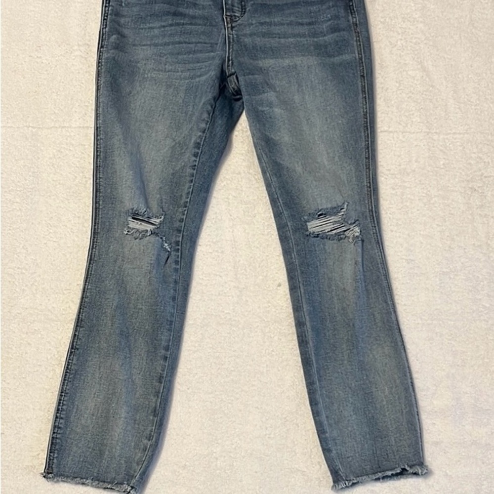 KUT Women's Distressed Blue Jeans